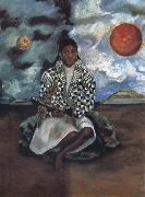 Frida Kahlo Portrait of Lucha Maria,a girl from Tehuacan china oil painting reproduction